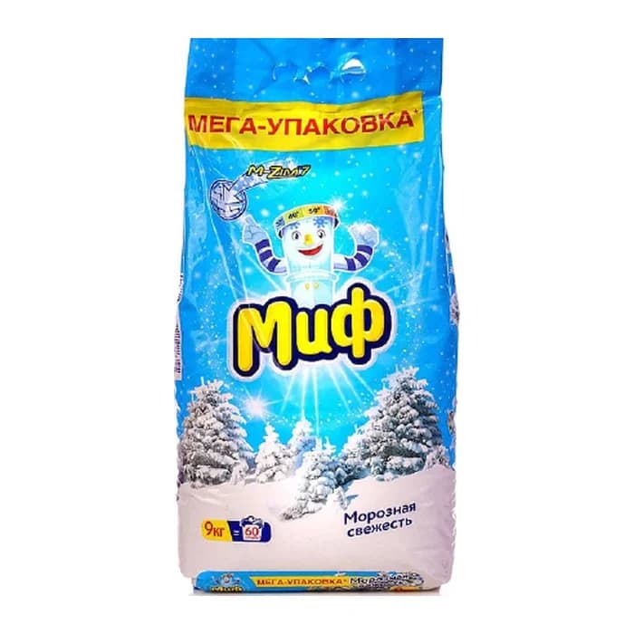 Порошок для стирки 9кг МИФ